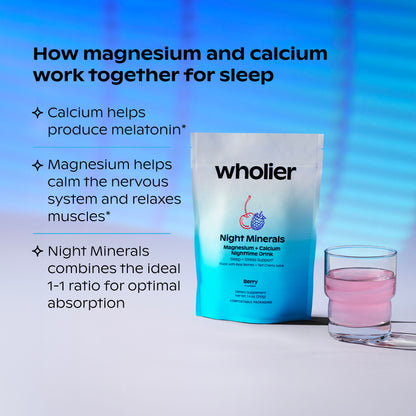 Night Minerals Magnesium + Calcium Drink